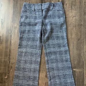 Grey stripped pattern pants